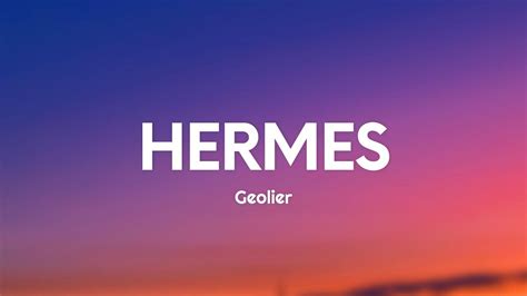 hermes testata|Geolier – HERMES Lyrics .